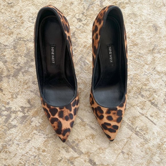 Nine West, Leopard Print, SZ 8M - Picture 1 of 3